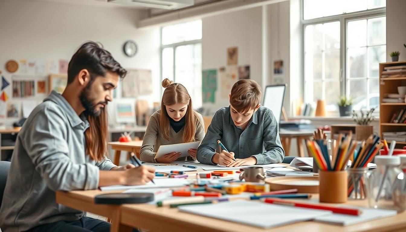 Student using online courses for flexible education